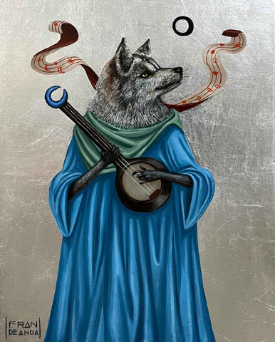 Lunar Sonata: Opus Waning Gibbous by artist Fran De Anda