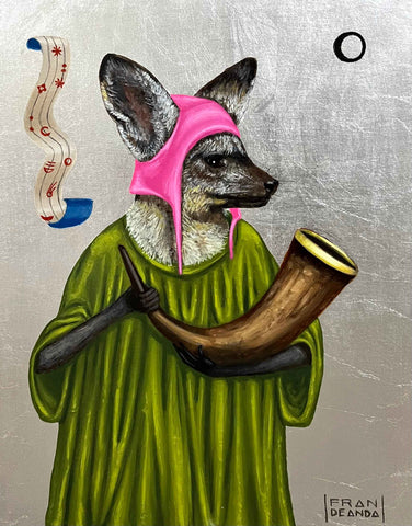 Lunar Sonata: Opus Waxing Gibbous by artist Fran De Anda