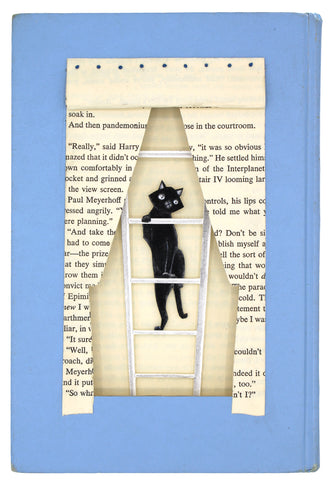 7 LA ESCALERA (The Ladder) / Peeping Tom by artist Valerie Savarie