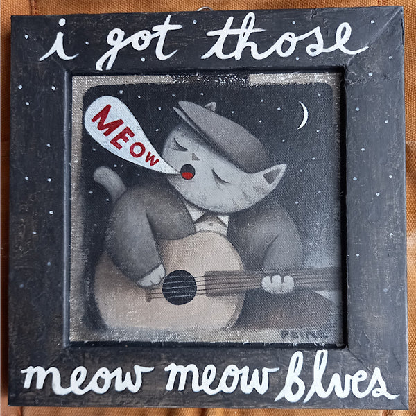 THE MEOW MEOW BLUES by artist Paine Proffitt