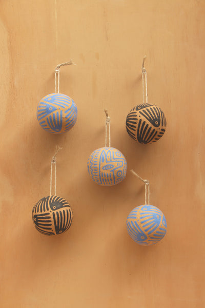 ESFERAS DE LA BAJA (Ornaments from Baja) - Desert Blue Sky Series by Socrates Medina of Perro y Arena