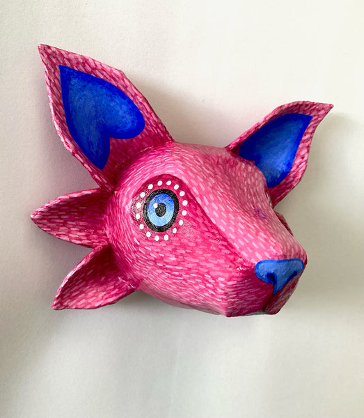 PINK COYOTE by artist Milka LoLo