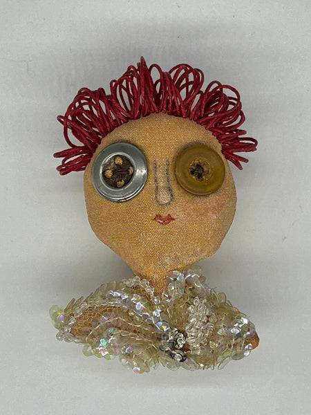 PORTRAIT 14 BROOCH by artist Nola Hart