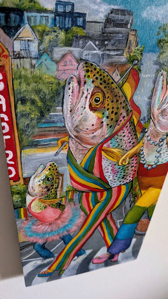 RAINBOW TROUT by artist Diana Hartman