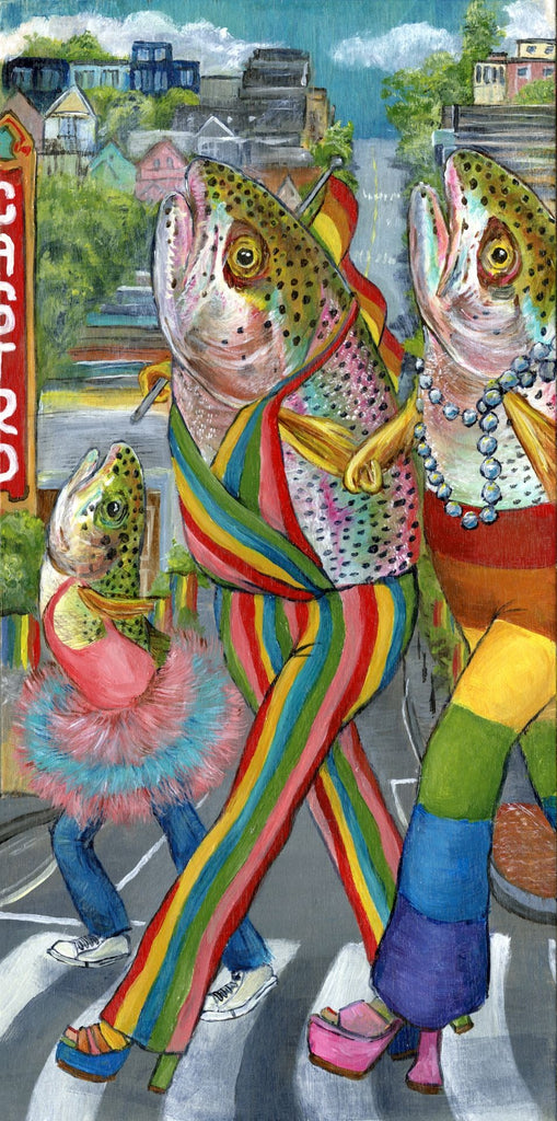 RAINBOW TROUT by artist Diana Hartman