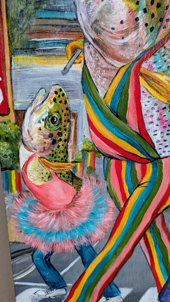 RAINBOW TROUT by artist Diana Hartman