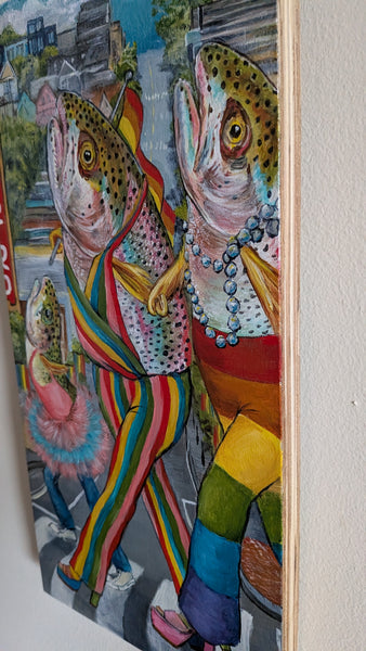 RAINBOW TROUT by artist Diana Hartman