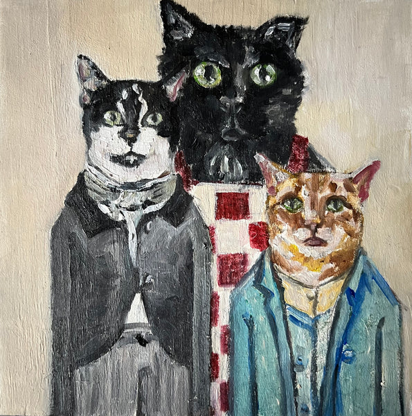 FAMILY PORTRAIT by artist A Nancy Koutsouflakis