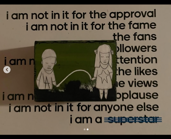 SUPERSTAR by artists Sophia Gasparian and Kelly Thompson