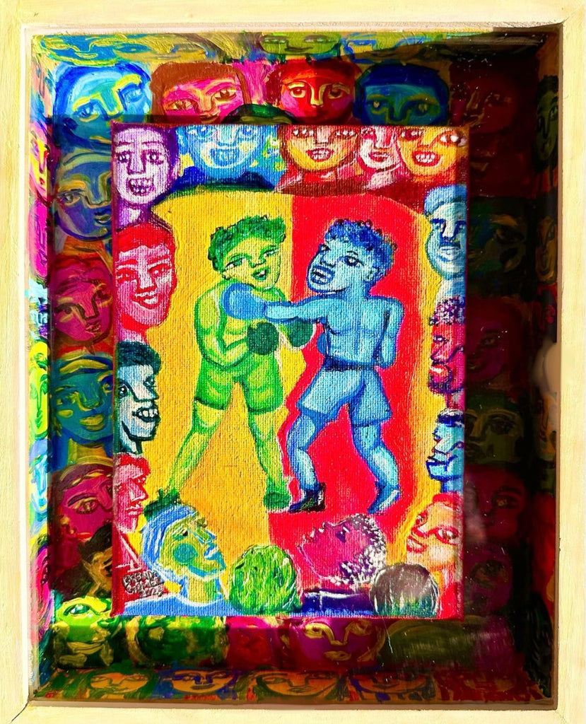104 LOS BOXEADORES (The Boxers) by artist Brenda Paola Gomez
