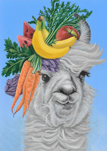 CARMEN LLAMAMIRANDA by artist Nicole Bruckman