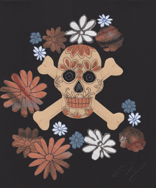 42 LA CALAVERA (The Skull) by artist Emily Gonzáles