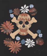 42 LA CALAVERA (The Skull) by artist Emily Gonzáles