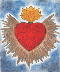 27 EL CORAZÓN (The Heart) by artist Emily Gonzáles
