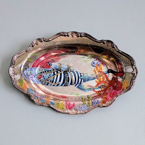 SCUBA OARFISH by artist Diana Hartman