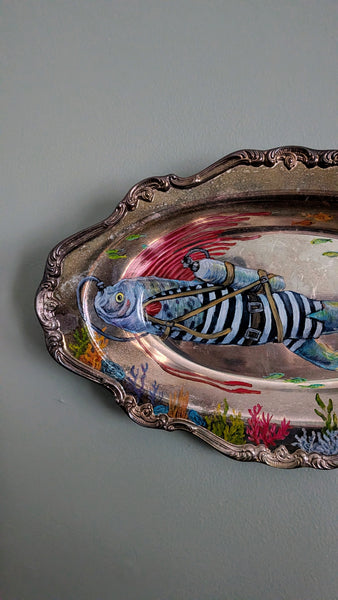 SCUBA OARFISH by artist Diana Hartman
