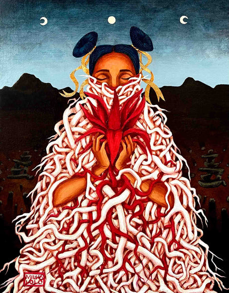 THE MOTHER MYSTERIES. THE MAGIC OF THE EARTH by artist Milka LoLo