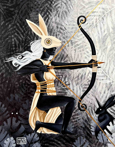 THE MAIDEN MYSTERIES. THE FUTILE HUNT by artist Milka LoLo