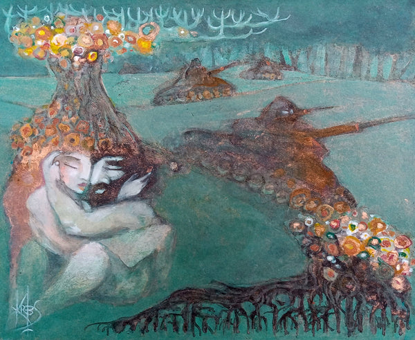 UNDERGROUND RESISTANCE by artist Patricia Krebs