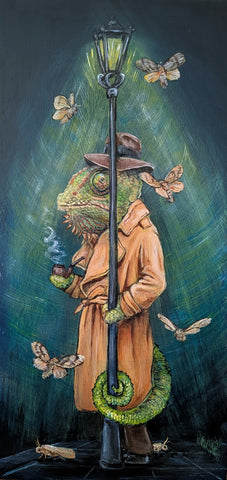 VEILED HUMPHREY by artists Diana Hartman (painting) and Bill Rupel (music)