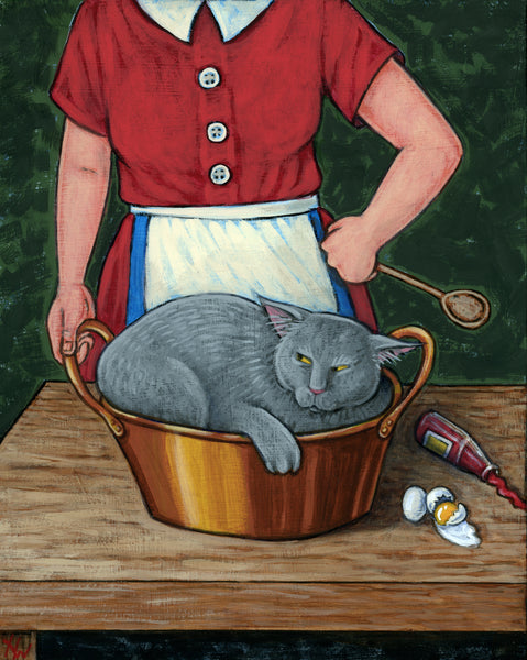 36 EL CAZO (He Sleeps Where He Pleases/The Pan) by artist Holly Wood