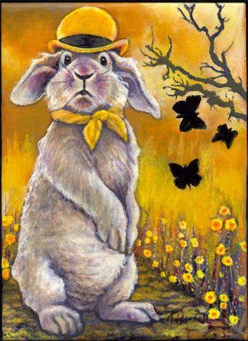 YELLOW HAT by artist Annette Hassell