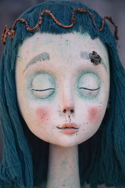 AMARANTA, THE LIVING GARDEN by featured artist Gioconda Pieracci of Pupillae Art Dolls