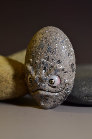 ANXIETY STONE 2, Big Forehead by artist Randy Kono