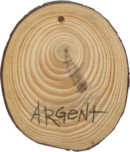 ARGENT ornament by artist Nora Thompson