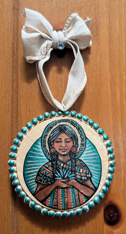 GROUNDED: AGAVE AZUL SAGRADO by artist Pamela Enríquez-Courts