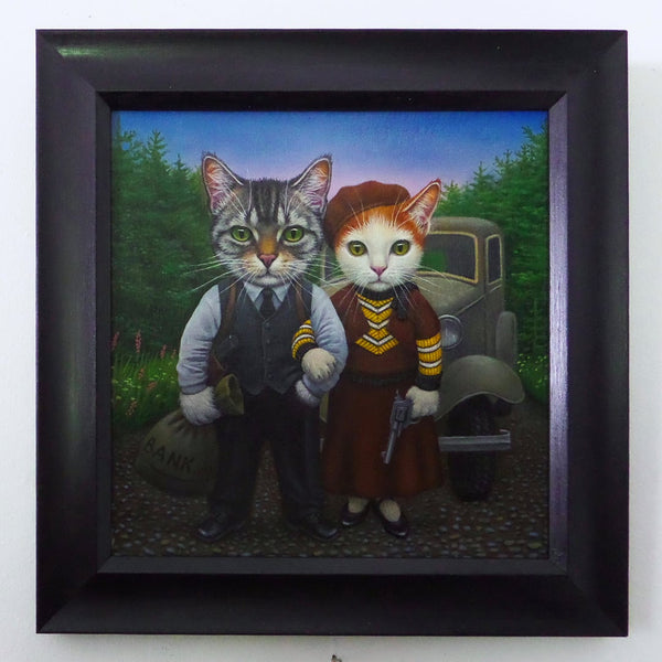 BONNIE AND CLYDE by artist Olga Ponomarenko