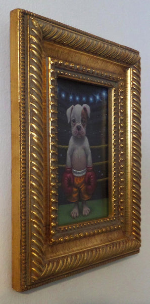 104 LOS BOXEADORES (The Boxers) / Half-Hearted Boxer by artist Olga Ponomarenko