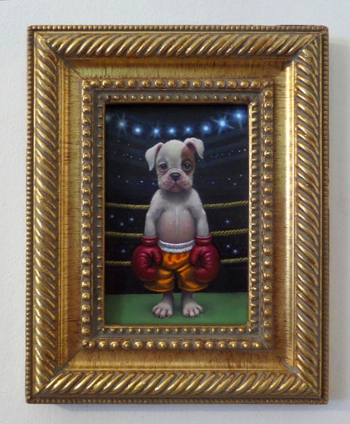 104 LOS BOXEADORES (The Boxers) / Half-Hearted Boxer by artist Olga Ponomarenko