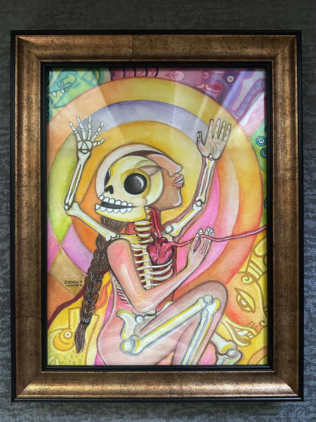 X is for X-ray by artist Brenda Paola Gómez
