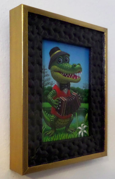 75 EL LAGARTO (The Alligator) / Gator's Jamboree by artist Olga Ponomarenko