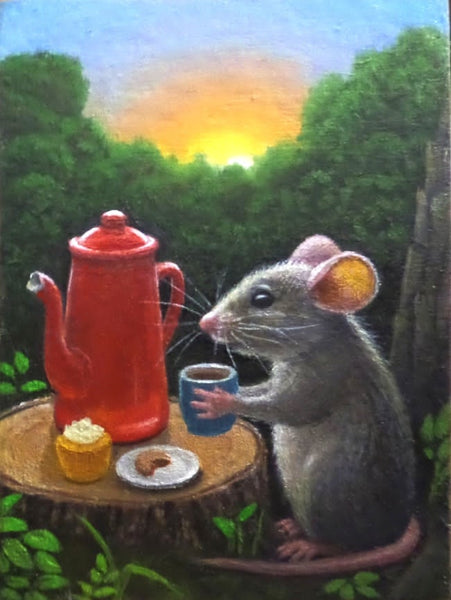 89 LA CAFETERA (The Coffee Pot) by artist Olga Ponomarenko