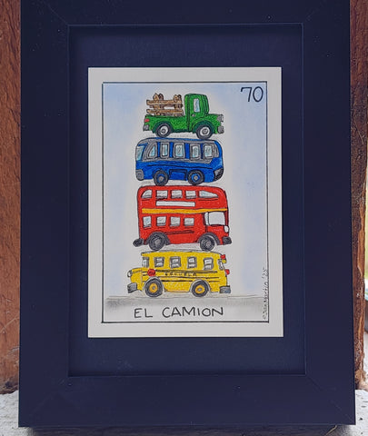 70 EL CAMION (The Bus) by artist Carla San Martín