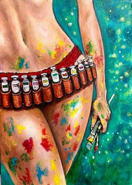 94 LA CANANA (The Cartridge Belt) by artist Gabriela Zapata