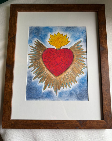 27 EL CORAZÓN (The Heart) by artist Emily Gonzáles