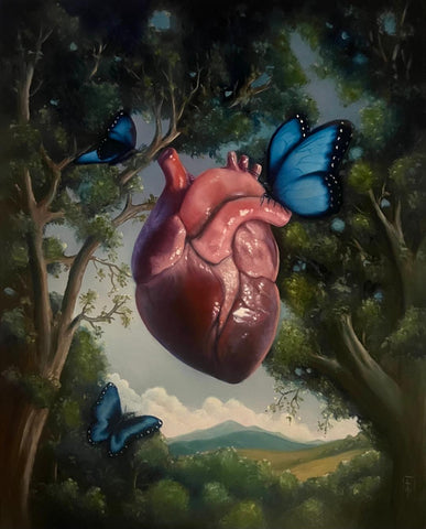 27 EL CORAZON (The Heart) /Eternal by artist Terri Woodward