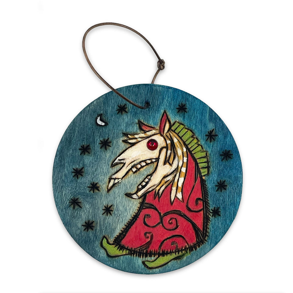 MARI LWYD ornament 2 by artist Carisa Swenson