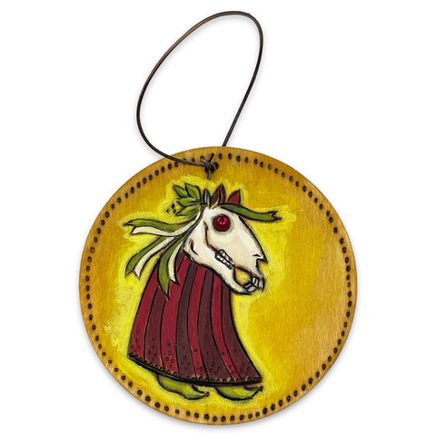 MARI LWYD ornament 3 by artist Carisa Swenson