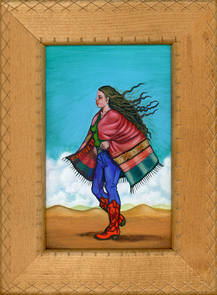 74 EL SARAPE (The Blanket-like Shawl) by artist Miriam Martinez