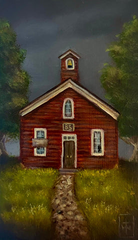85 LA ESCUELA (The School) / When the Light Goes Out by artist Terri Woodward