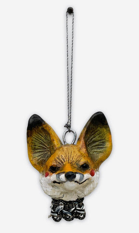 FOX ornament by artist Carisa Swenson