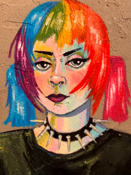 FRILL, PIGEON GIRL ornament by artist Eden Folwell