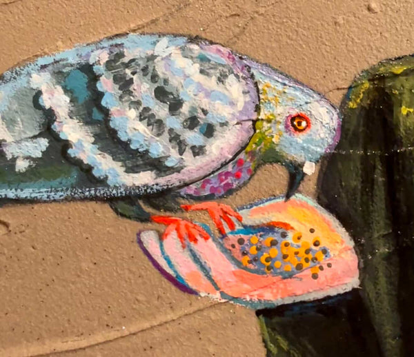 FRILL, PIGEON GIRL ornament by artist Eden Folwell