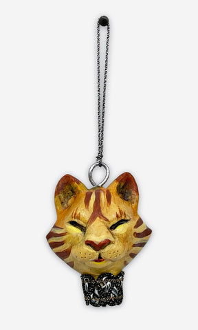GINGER CAT ornament by artist Carisa Swenson