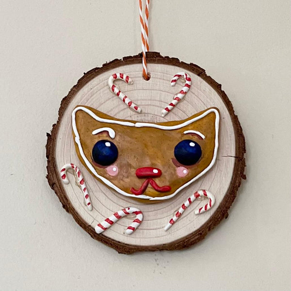 GINGERBREAD MAN ornament by artist Miki Lorena K.