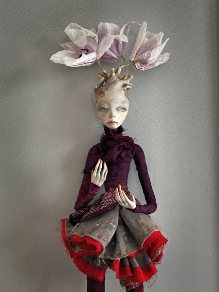 A DOLL WITH A HEART by artist Francesca Loi of Little Swimmin Machine